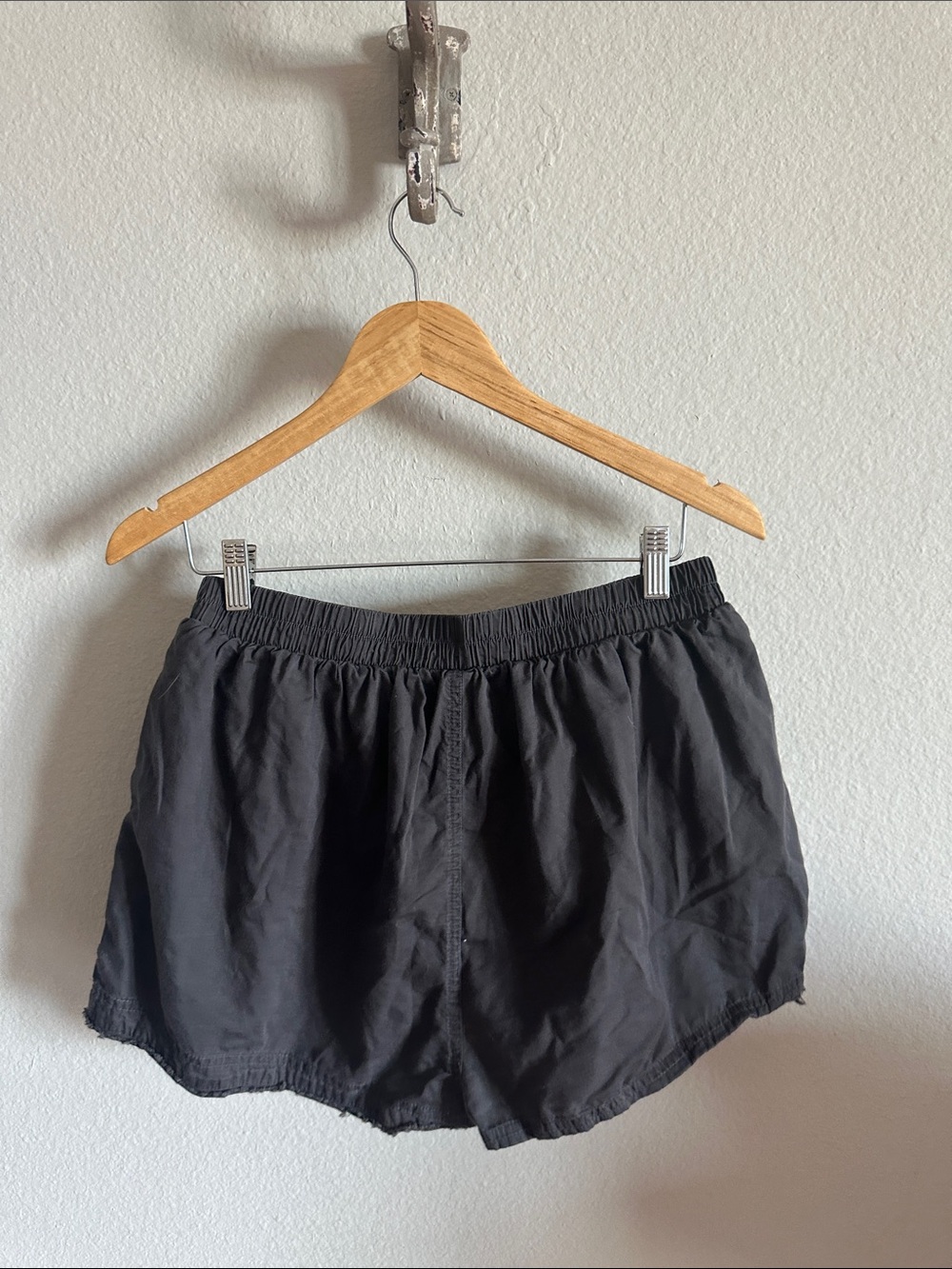 Free People Intimately Day to Day Boxer Shorts Washed Black - Picture 8 of 9